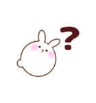 【敬語】まるっとアニマル うさボール（個別スタンプ：6）
