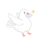 白い鳩の日常（個別スタンプ：2）