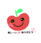 手描き癒やしのりんごちゃん（個別スタンプ：6）