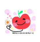 手描き癒やしのりんごちゃん（個別スタンプ：22）