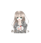 女の子のスタンプだおォ（個別スタンプ：6）