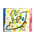 にゃんこ雲の仲間、枝豆君（個別スタンプ：2）