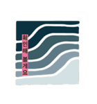 幾何学のきもち2 韓国語バージョン（個別スタンプ：8）