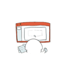家で何をしてる（個別スタンプ：9）