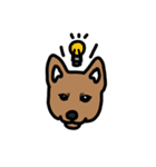 柴犬こんちゃん（個別スタンプ：3）