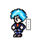 サラリーマンのためのドット絵スタンプ！（個別スタンプ：1）
