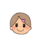 いろいろな表情のスタンプ（個別スタンプ：4）
