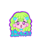 カラフルガール《現実》（個別スタンプ：9）
