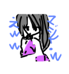 女の子のスタンプです！（個別スタンプ：5）