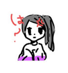 女の子のスタンプです！（個別スタンプ：7）