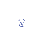 ゆかいな顔スタンプ〜文字なし〜（個別スタンプ：3）