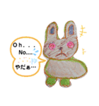 Misaki drawing (英語-日本語)（個別スタンプ：10）