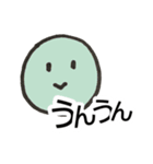 便利でカラフルな丸顔スタンプ！（個別スタンプ：5）
