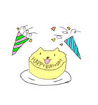 猫と一緒に祝おう（個別スタンプ：3）