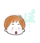 ショートヘアなおんなのこ（個別スタンプ：3）