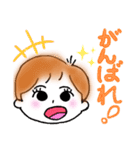 ショートヘアなおんなのこ（個別スタンプ：12）