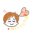 ショートヘアなおんなのこ（個別スタンプ：24）