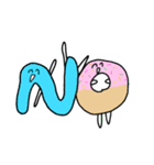 ゆるい‼︎！あるふぁべっと（個別スタンプ：32）
