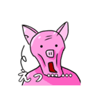 シュールでおかしな動物達1（個別スタンプ：4）