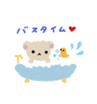 くまちゃんの日常①夏休み（個別スタンプ：5）