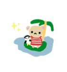 くまちゃんの日常①夏休み（個別スタンプ：8）