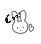 ゆるウサギの毎日（個別スタンプ：1）