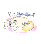 森の中の鹿猫アライグマとその友達（個別スタンプ：8）