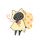 てるてるにゃんこ（個別スタンプ：3）