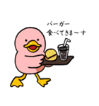 とにかくハンバーガーを食べたい（個別スタンプ：3）