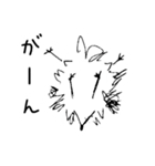 白黒のハリネズミたち（個別スタンプ：16）