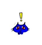幸せの青い猫（個別スタンプ：37）