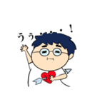 理系で無口でちょっと変なうちの旦那（個別スタンプ：9）