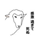 ポーカーフェイス羊 【この上ない感情編】（個別スタンプ：31）