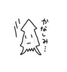 しろいイカ（個別スタンプ：10）