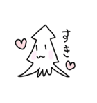 しろいイカ（個別スタンプ：19）