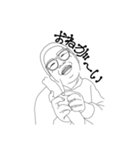 白黒坊主（個別スタンプ：2）