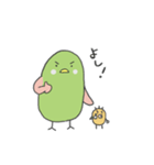ゆるゆる鳥（個別スタンプ：1）