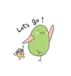 ゆるゆる鳥（個別スタンプ：9）