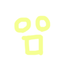 パステル顔文字（個別スタンプ：3）