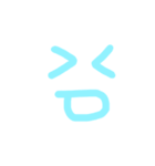 パステル顔文字（個別スタンプ：7）