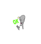 無表情な宇宙人。（個別スタンプ：1）