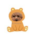 トイプードル ロン君（個別スタンプ：4）