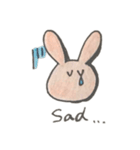 ゆるふわラビット（個別スタンプ：4）