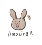 ゆるふわラビット（個別スタンプ：5）