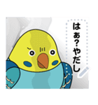 ちょいデブインコの自由な一言～セキセイ～（個別スタンプ：12）