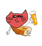 ちくわー猫（個別スタンプ：3）