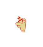 さ行の指文字くん（個別スタンプ：2）