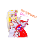 頑張る巫女お姉さん  6（個別スタンプ：6）