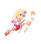 頑張る巫女お姉さん  6（個別スタンプ：13）