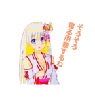頑張る巫女お姉さん  6（個別スタンプ：17）